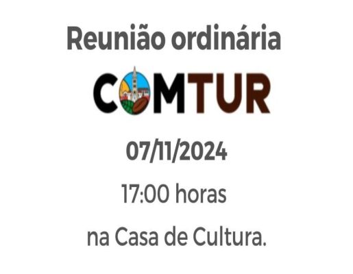 Reunião Ordinária do COMTUR