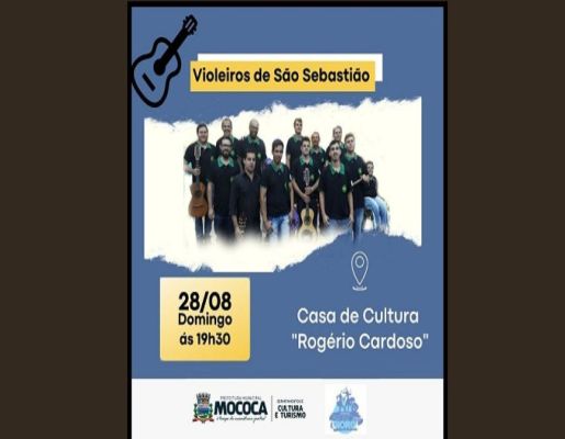 CASA DE CULTURA ROGÉRIO CARDOSO APRESENTA “VIOLEIROS DE SÃO SEBASTIÃO” 