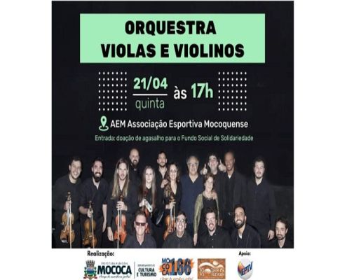 PROGRAMAÇÃO DE ANIVERSÁRIO DE MOCOCA – VIOLAS E VIOLINOS